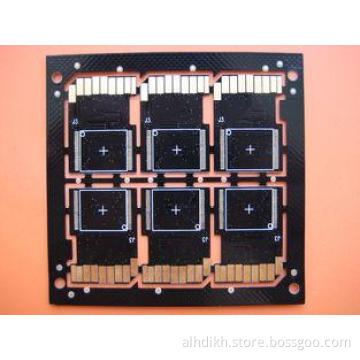 Copper Base 2 Layer FR4 Double Sided PCB Board / Black SD C